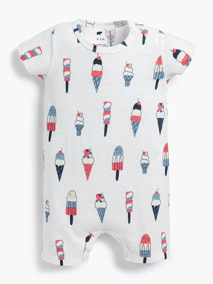 Icy Treats Shorty Romper