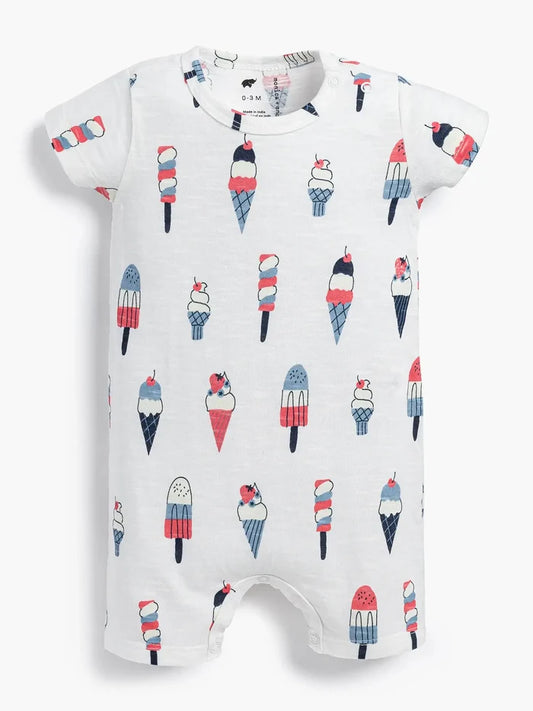 Icy Treats Shorty Romper