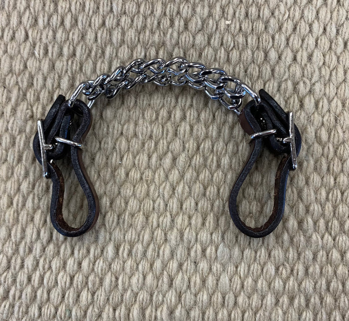 CURB STRAP - CS22 - 1/2" Double Chain Brown