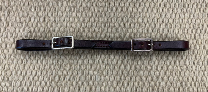 CURB STRAP - CS12 - 1/2" Double Buckle Brown