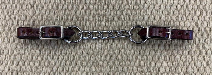 CURB STRAP - CS18 - 1/2" Single Chain Brown