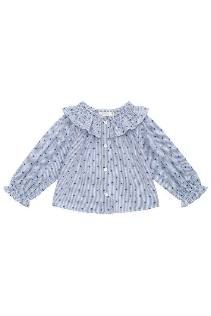 Indigo Stripe Bellamy Blouse
