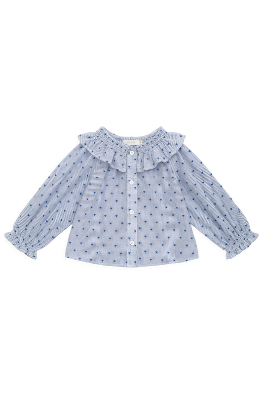 Indigo Stripe Bellamy Blouse