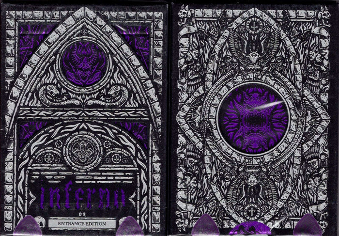 PlayingCardDecks.com-Inferno Violet Vengeance Playing Cards TPCC