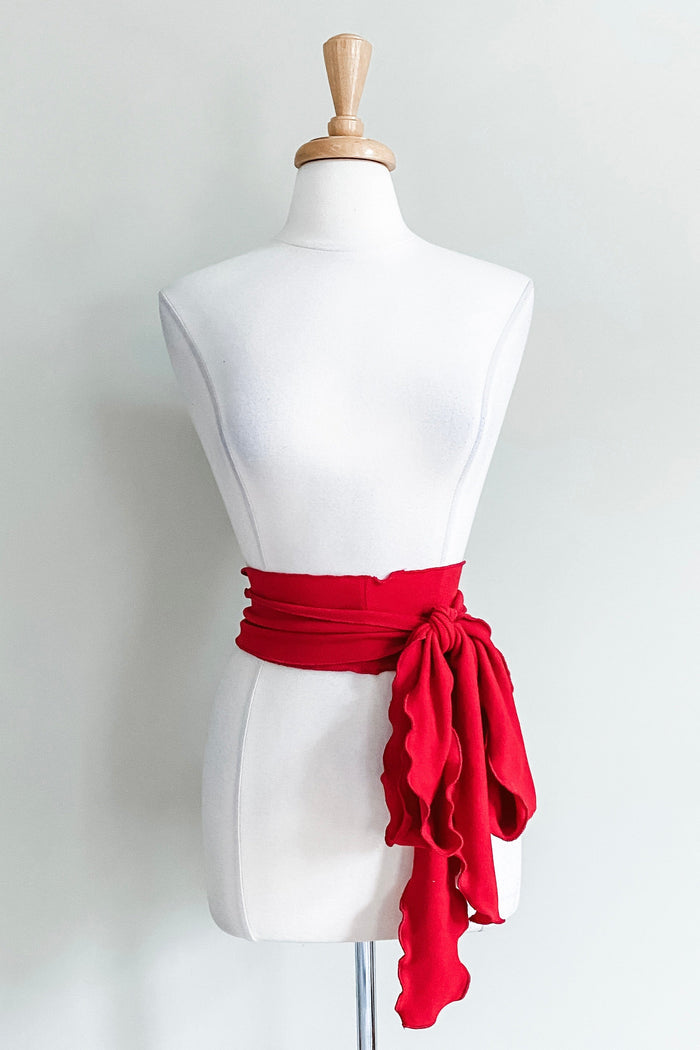 Matching Sash in Scarlet color from Diane Kroe