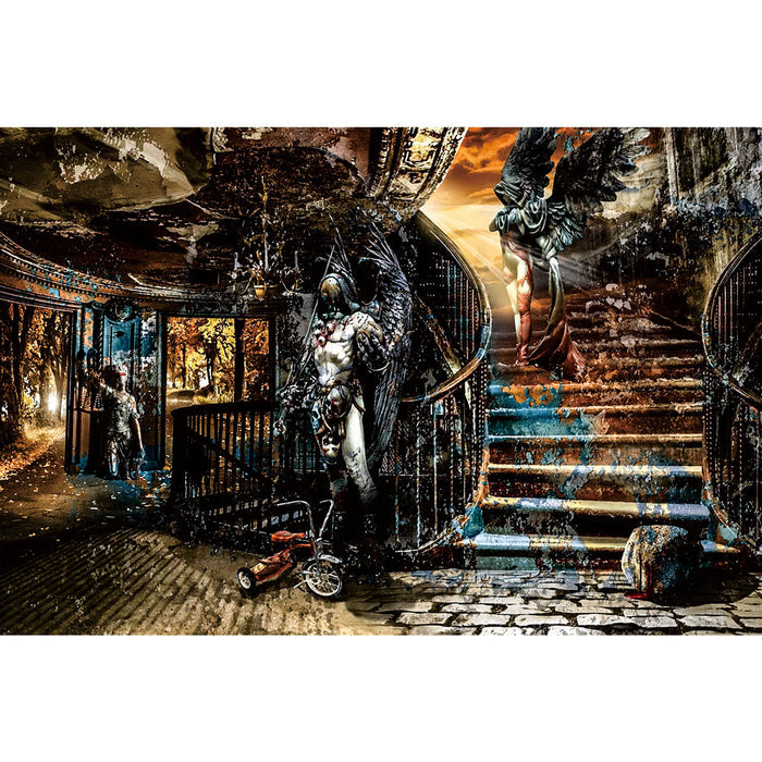 Ingooood Wooden Jigsaw Puzzle 1000 Piece - Fantasy Building - Ingooood jigsaw puzzle 1000 piece