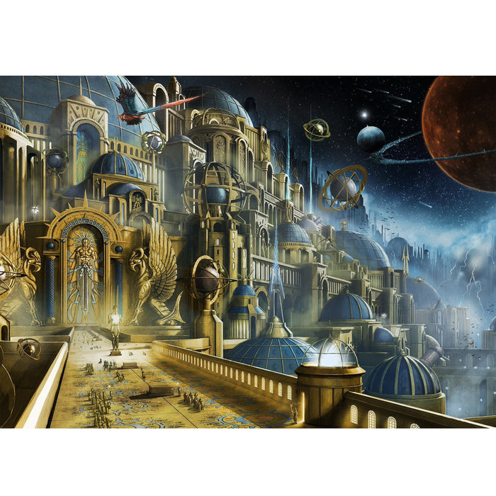 Ingooood Wooden Jigsaw Puzzle 1000 Piece - Future City - Ingooood jigsaw puzzle 1000 piece