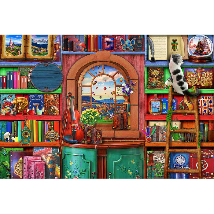 Ingooood Wooden Jigsaw Puzzle 1000 Piece - Strange Bookshelf - Ingooood jigsaw puzzle 1000 piece