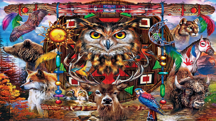 Ingooood Wooden Jigsaw Puzzle 1000 Piece - Wild Animals - Ingooood jigsaw puzzle 1000 piece