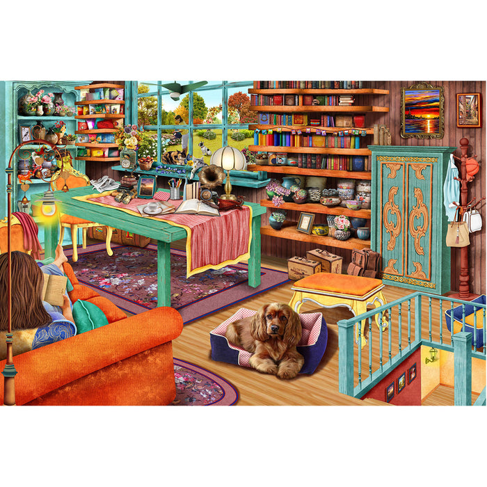 Ingooood Wooden Jigsaw Puzzle 1000 Piece - windowsill cat - Ingooood jigsaw puzzle 1000 piece