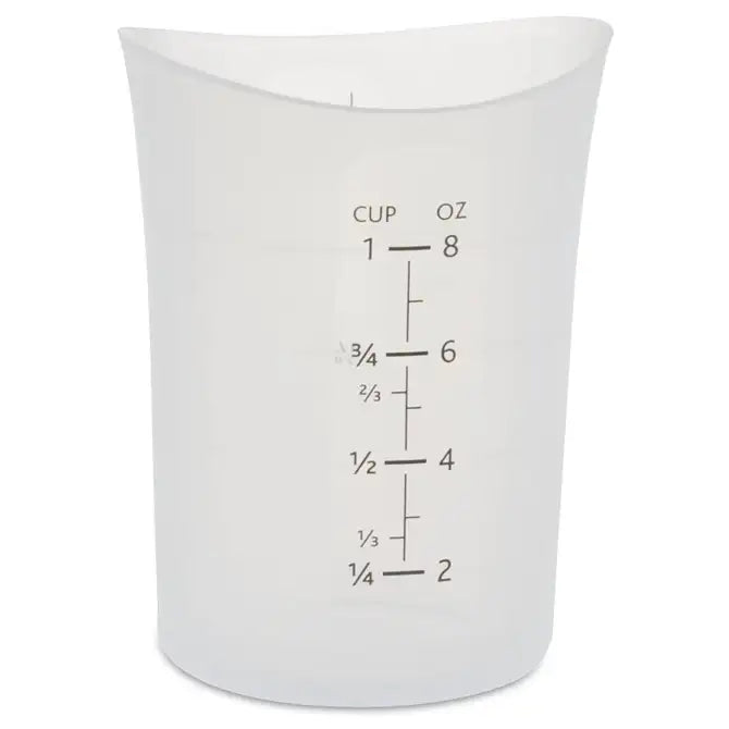 ISI Flex-it 1 cup measuring cup on white background.