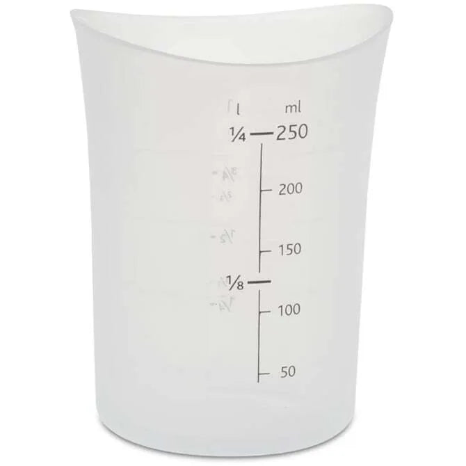ISI Flex-it 1 cup measuring cup on white background.