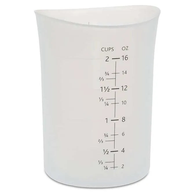 ISI Flex-it 2 cup measuring cup on white background.