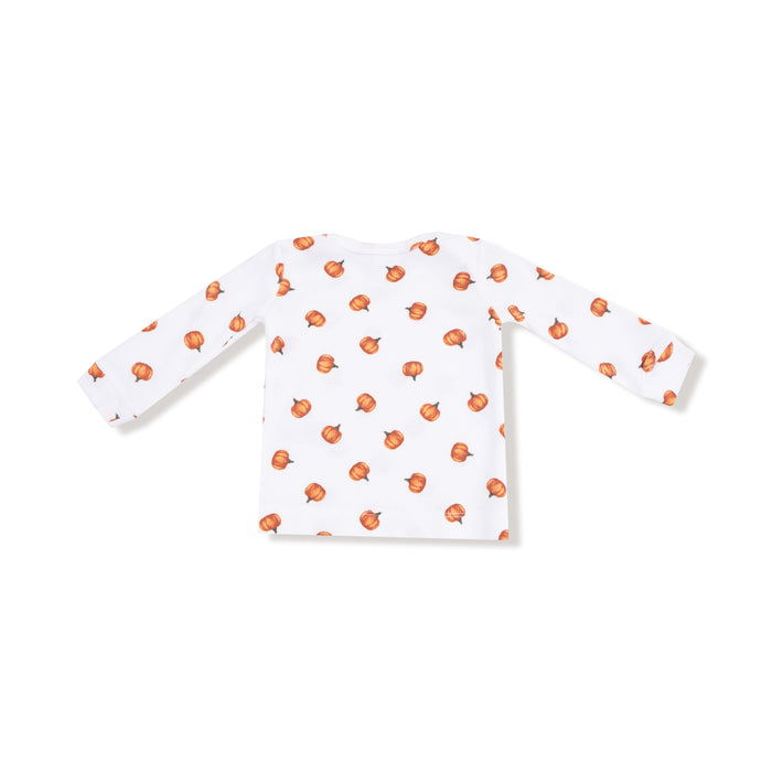 Ivory Little Pumpkins LS PJ Set