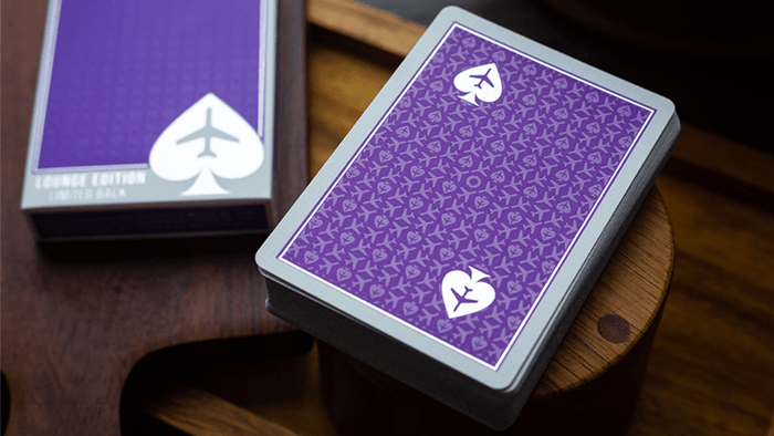PlayingCardDecks.com-Jetsetter Lounge Limited Purple Playing Cards EPCC