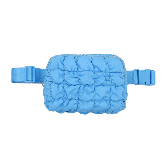 Karma Collection Cornflower Blue Puffer Waist Bag