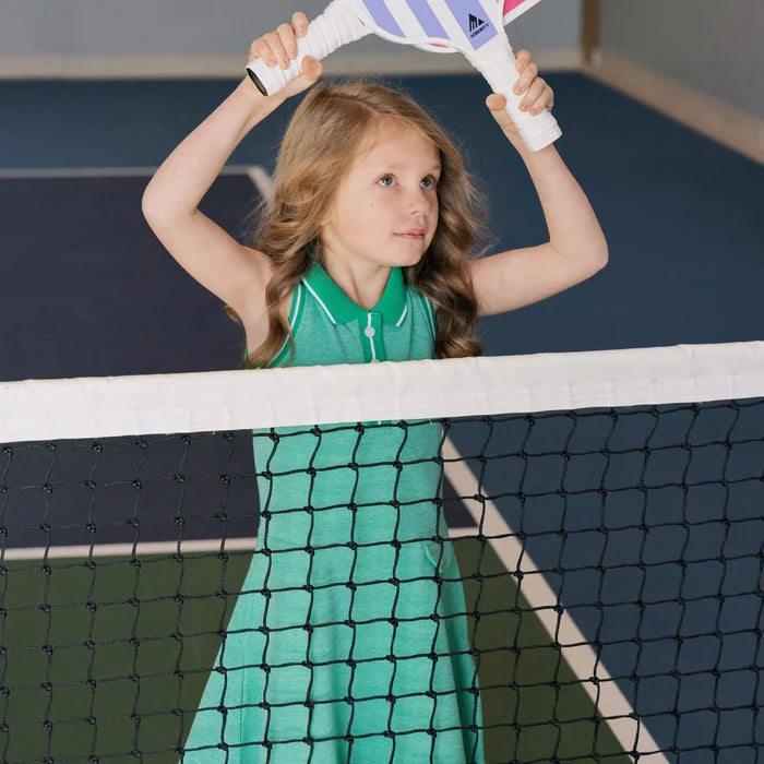 Kelly Green Pique Polo Dress