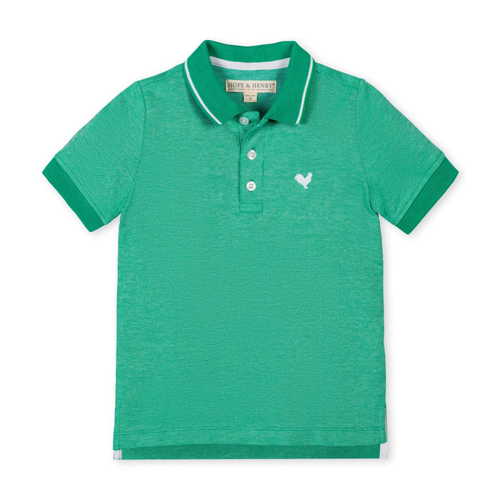 Kelly Green Pique Polo
