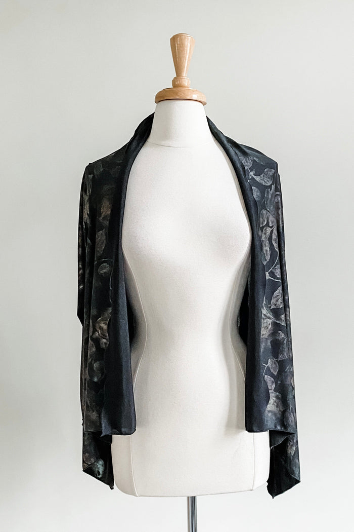 Kerchief Jacket in Foil Floral