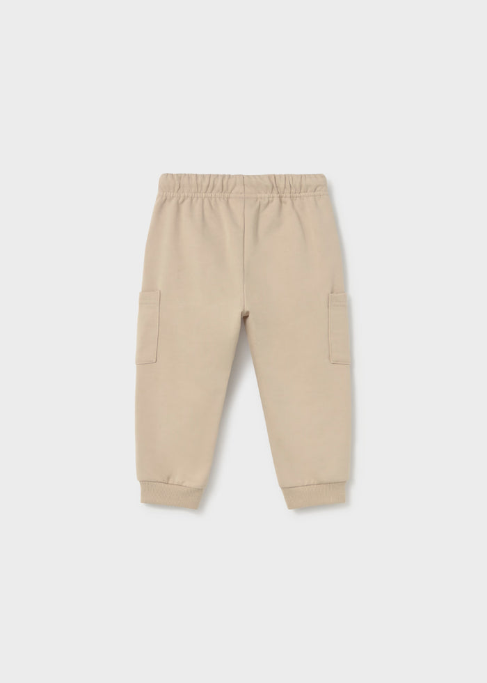 Khaki Knit Cargo Joggers