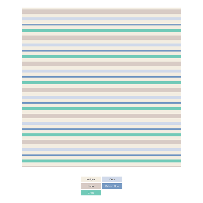 Mythical Stripe - 2 Way Zip / 0-3