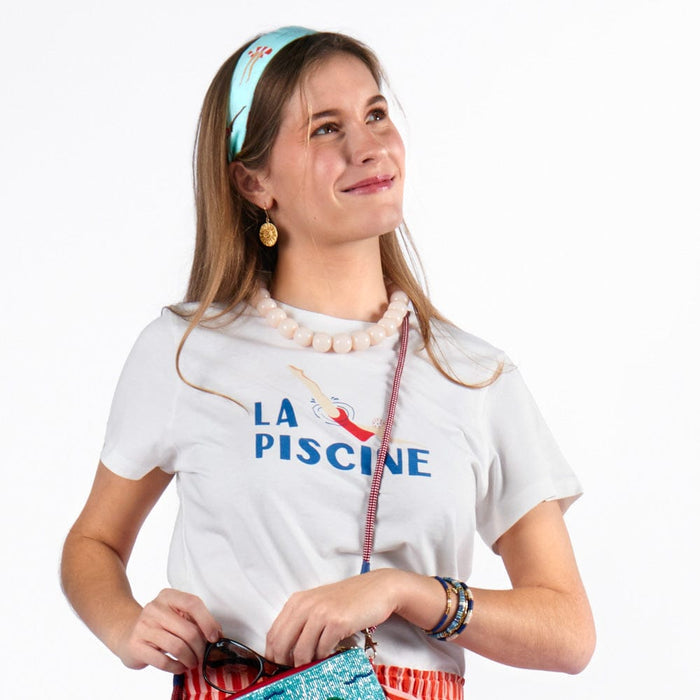 Kiki Tee La Piscine In Natural XL Tshirt
