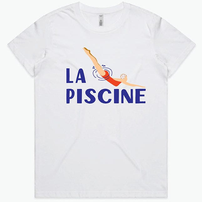 Kiki Tee La Piscine In Natural Apparel