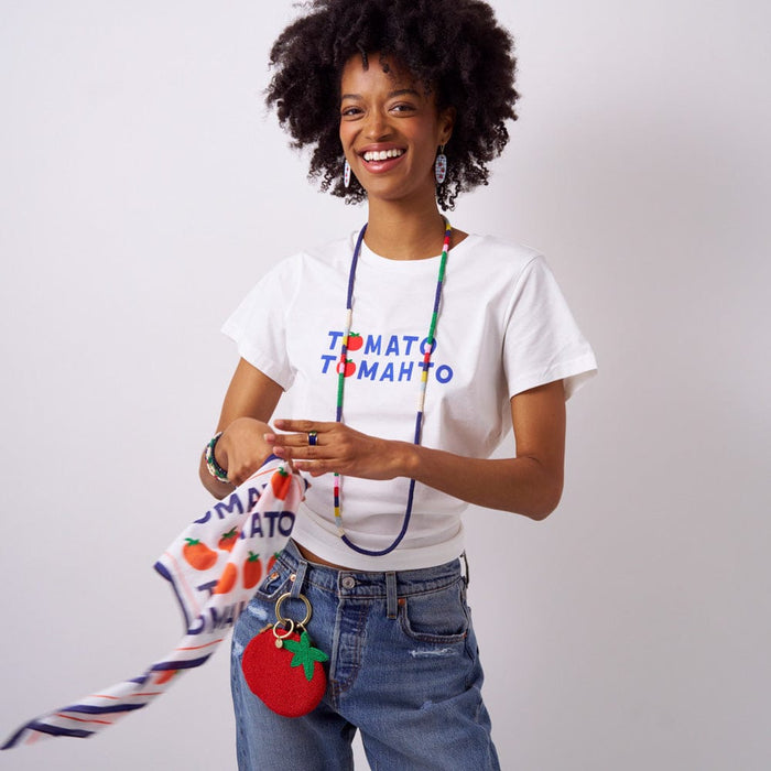 Kiki Tee Tomato Tomahto In Natural Large Tshirt