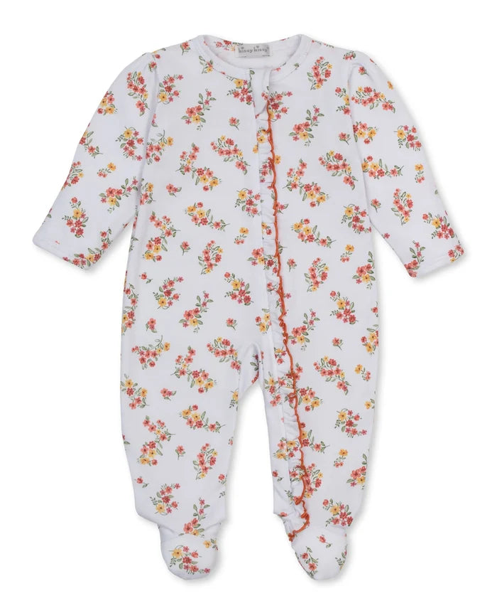 Kissy Fall Floral Garden Footie