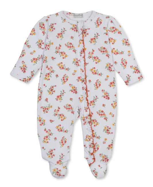 Kissy Fall Floral Garden Footie
