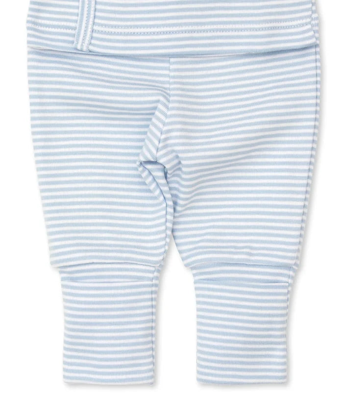 Kissy Lt Blue Striped Pant Set