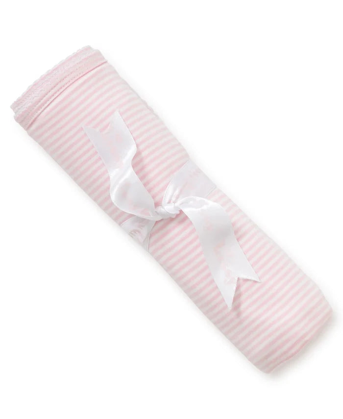 Kissy Pink Stripe Blanket