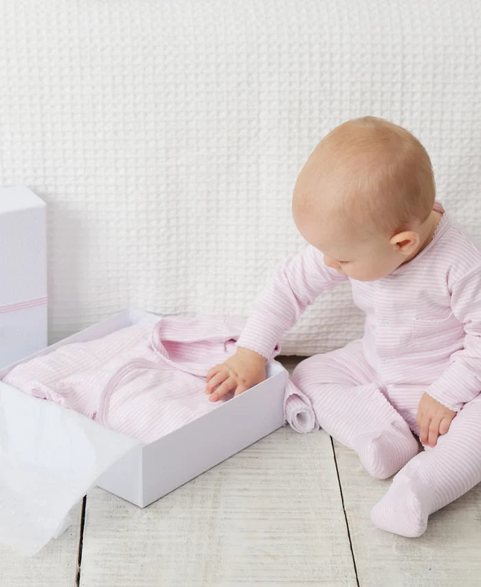 Kissy Pink Striped 5 Piece Gift Set
