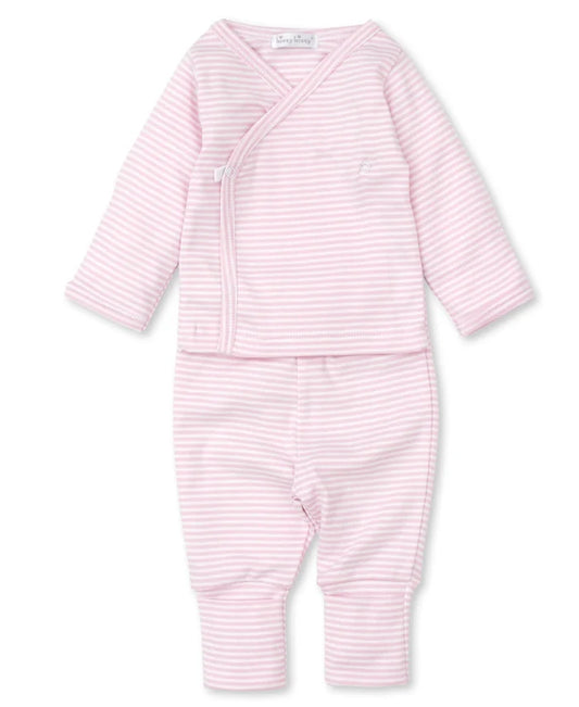 Kissy Pink Striped Pant Set