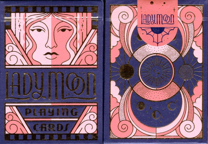 PlayingCardDecks.com-Lady Moon v2 Playing Cards USPCC