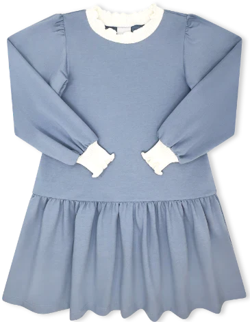 Lake Blue Dorothy Drop Waist Dress