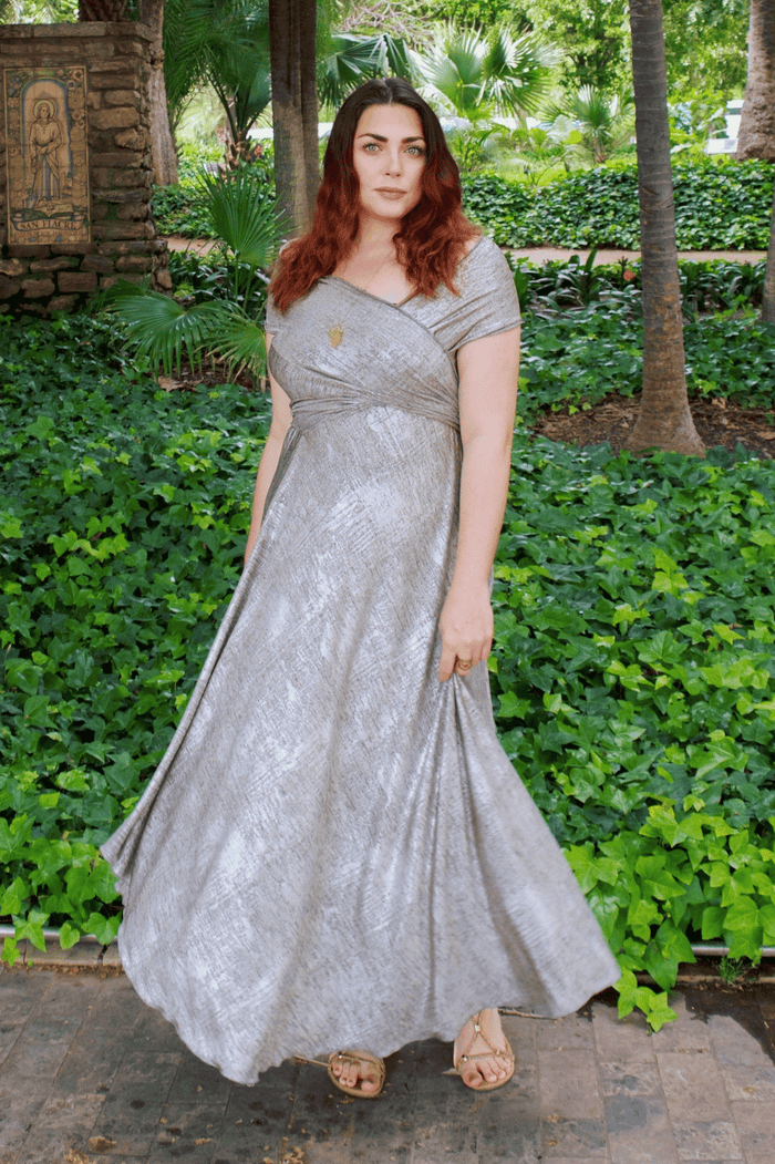 Lamé Goddess Dress