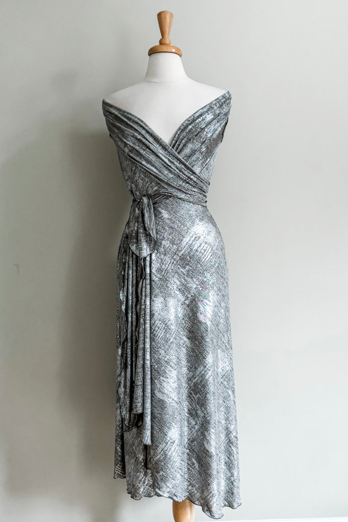 Lamé Goddess Dress from Diane Kroe