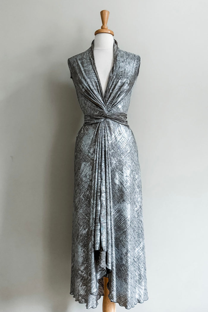 Lamé Goddess Dress from Diane Kroe