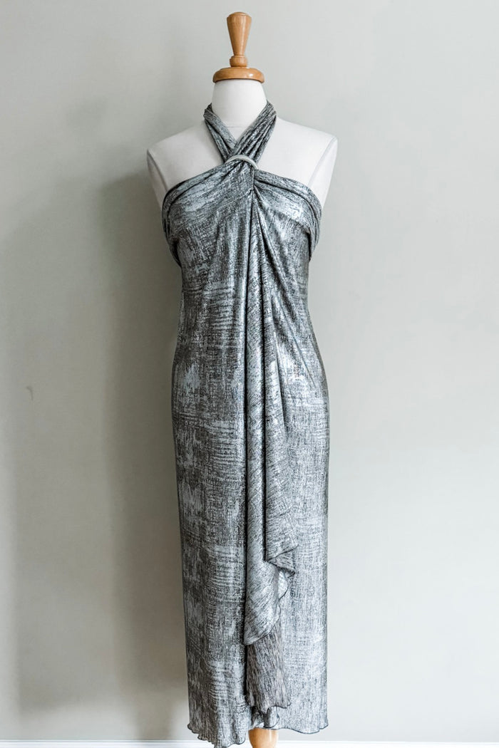 Lamé Goddess Dress from Diane Kroe