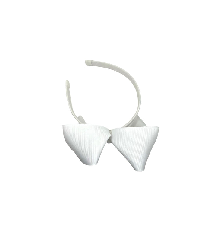 Large Grosgrain Bow w Hard Headband