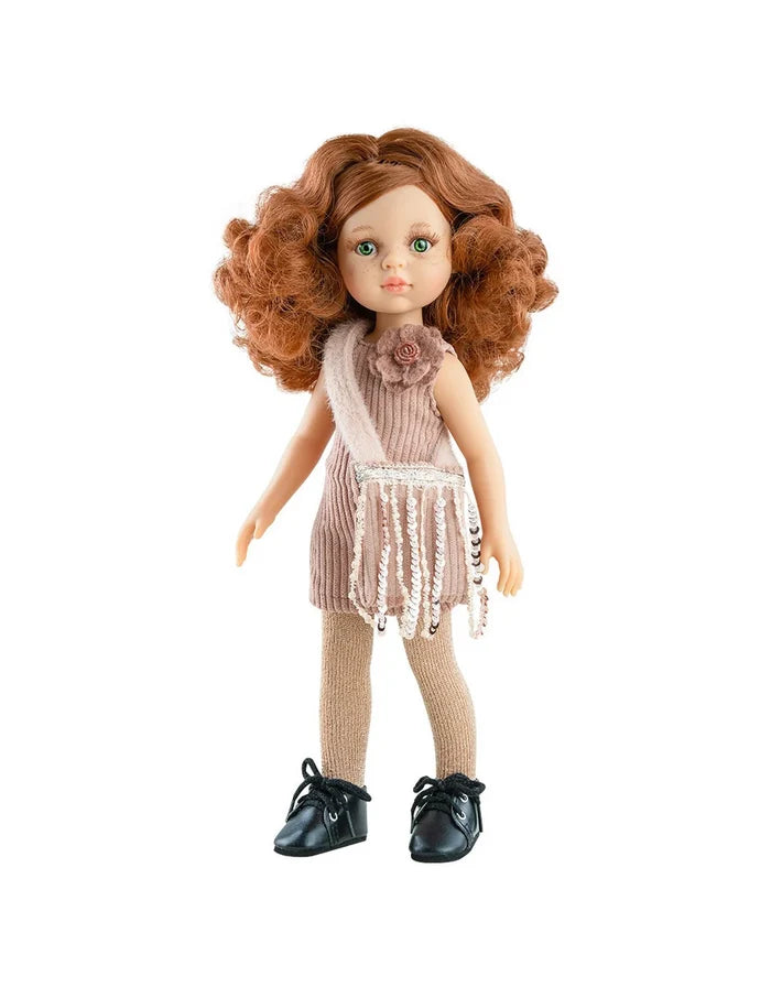 Las Amigas doll - Cristi with pink dress - Paola Reina