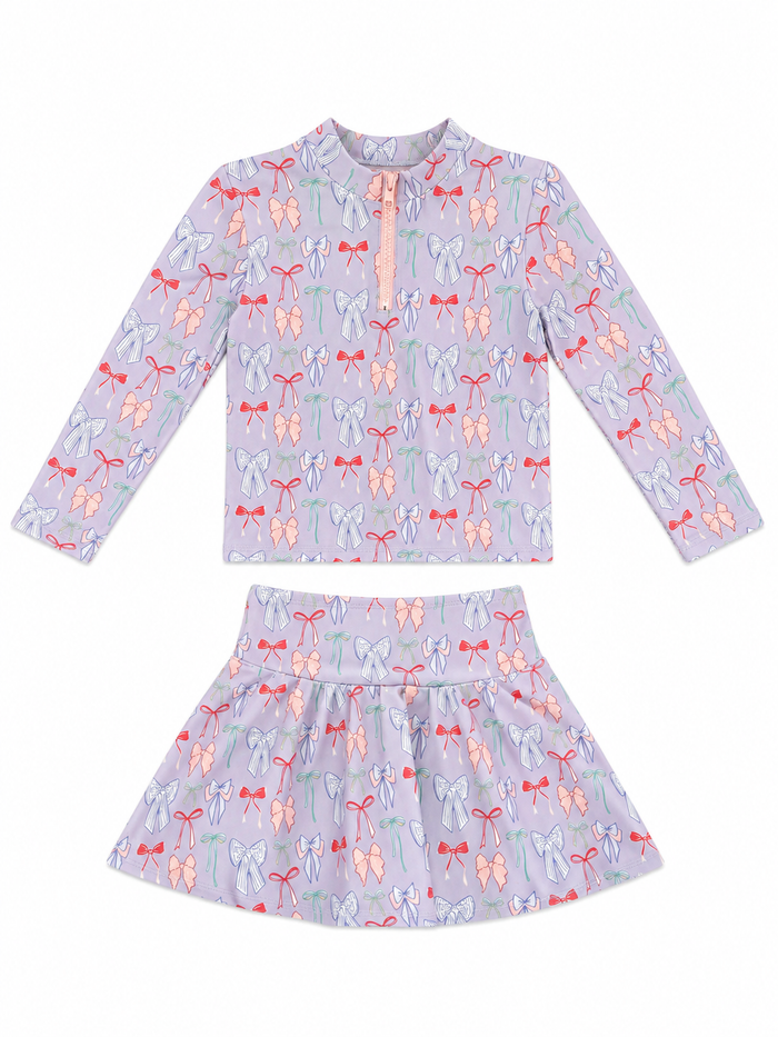 Lavender Bow Sarah Set