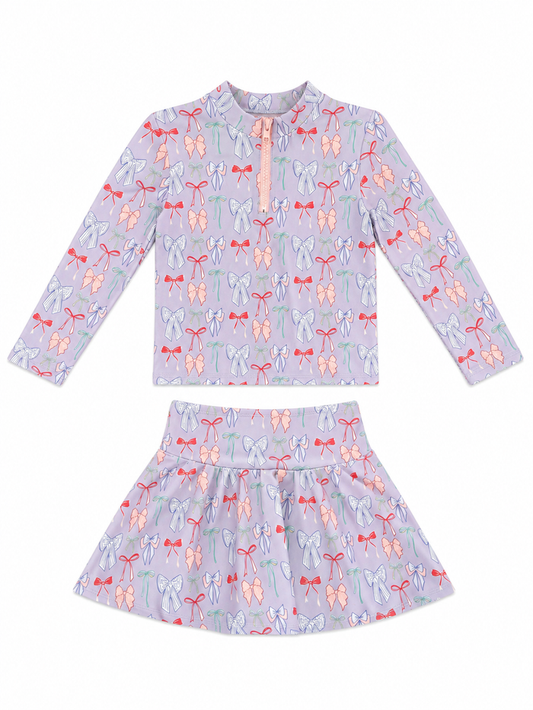 Lavender Bow Sarah Set