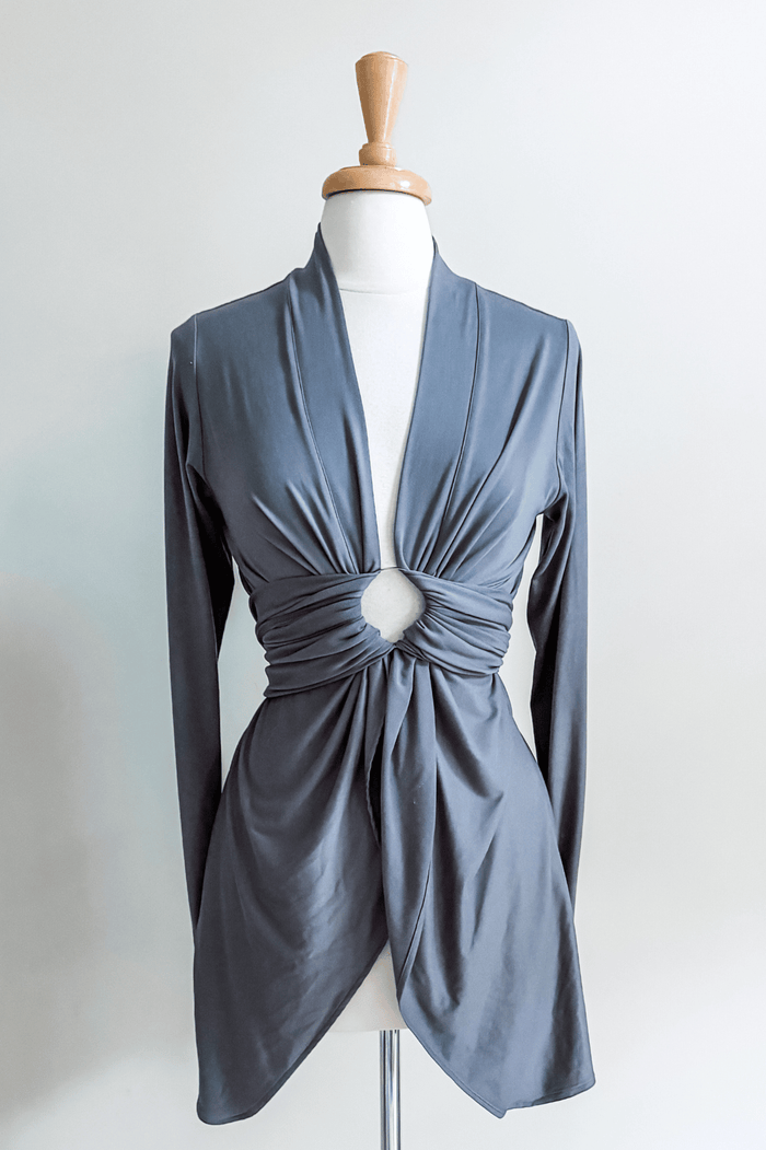 Layer Jacket in Slate Brushed Venezia from Diane Kroe