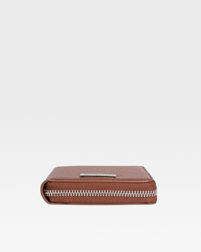 Mini Chain Wallet in Brown
