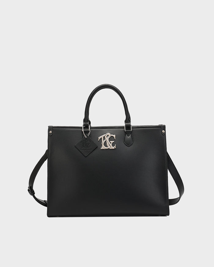 Legacy Smooth Tote in Black
