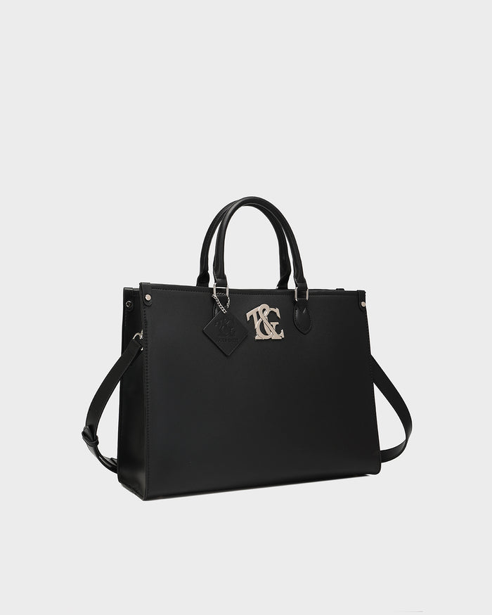 Legacy Smooth Tote in Black