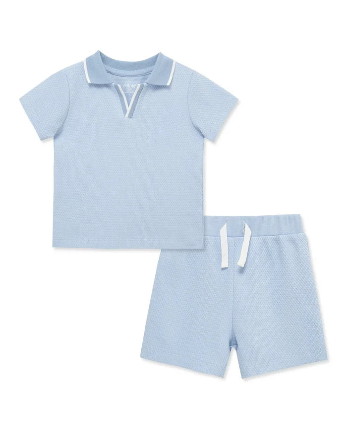 Light Blue 2 Piece Short Set