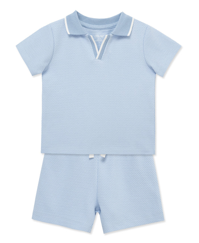 Light Blue 2 Piece Short Set